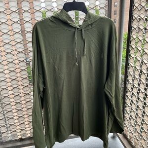 Polo Ralph Lauren Jersey Hooded Long-Sleeved T-Shirt, GREEN